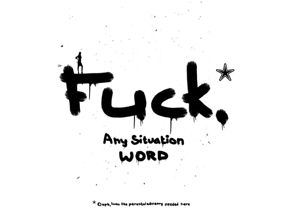 f*ck words joke HD wallpaper [1024 x 768]