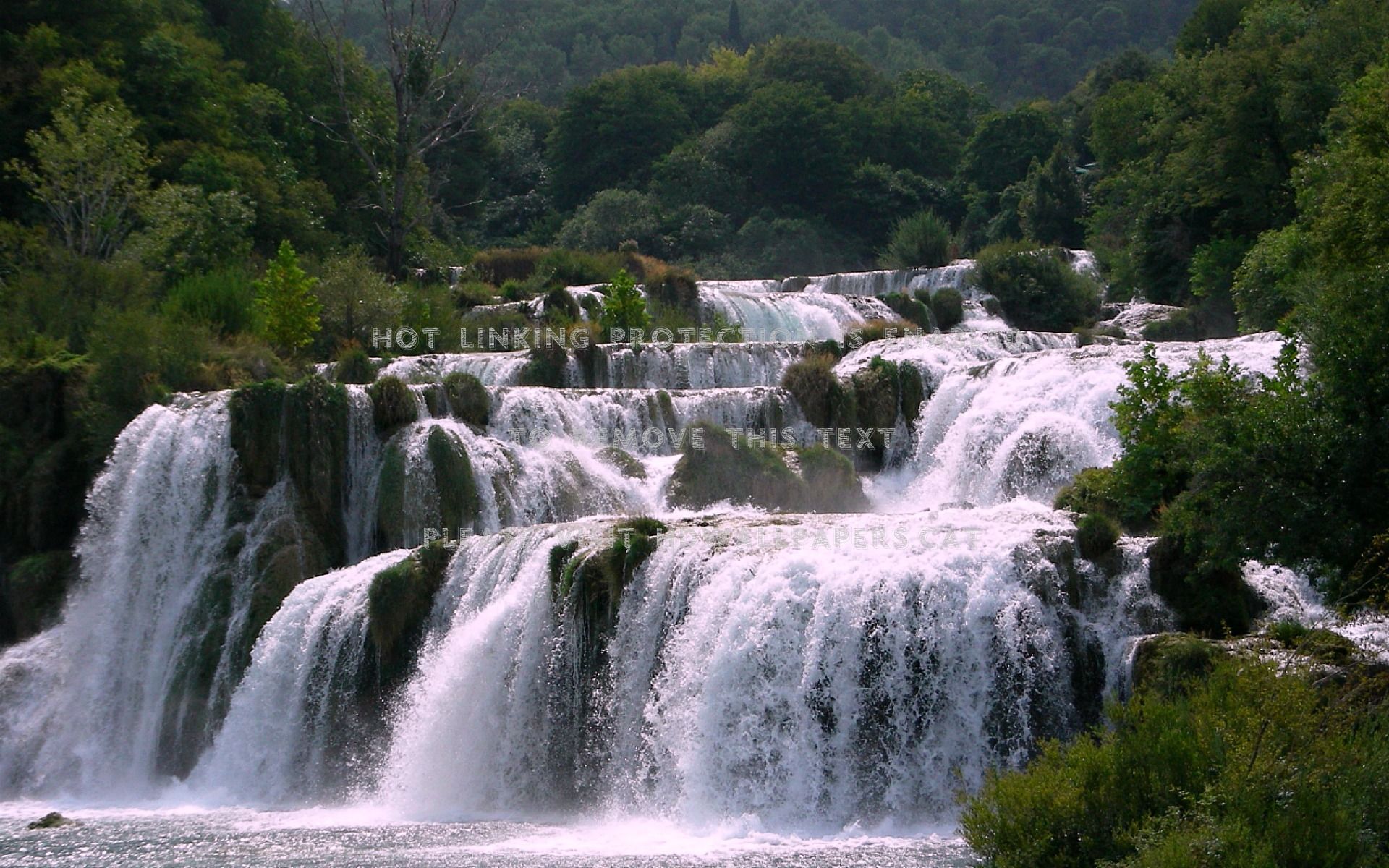krka nat'l. park croatia nature waterfall