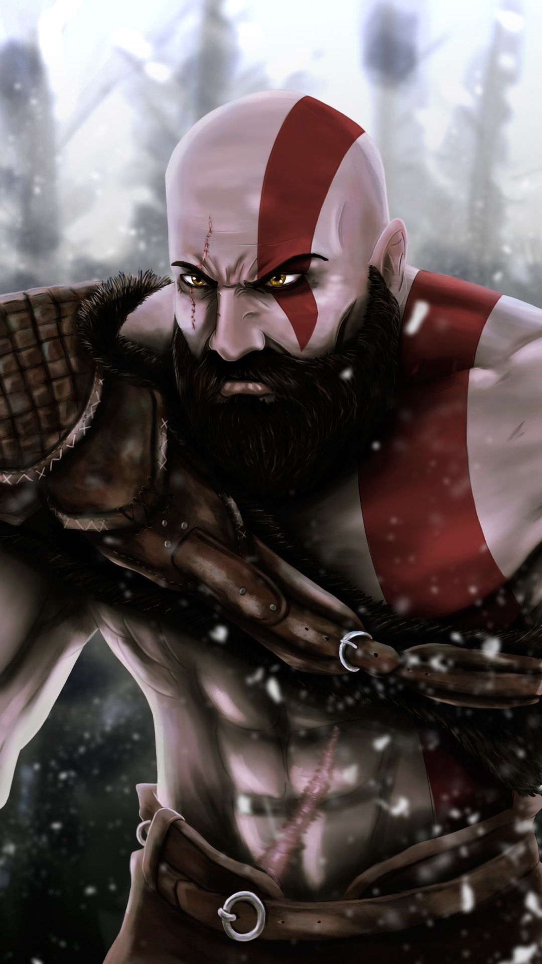 Kratos Mobile Wallpaper (iPhone, Android, Samsung, Pixel, Xiaomi)