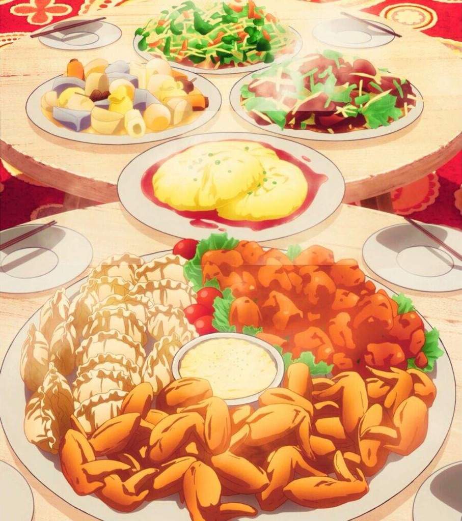 Anime Food Background. Materi Pelajaran 5