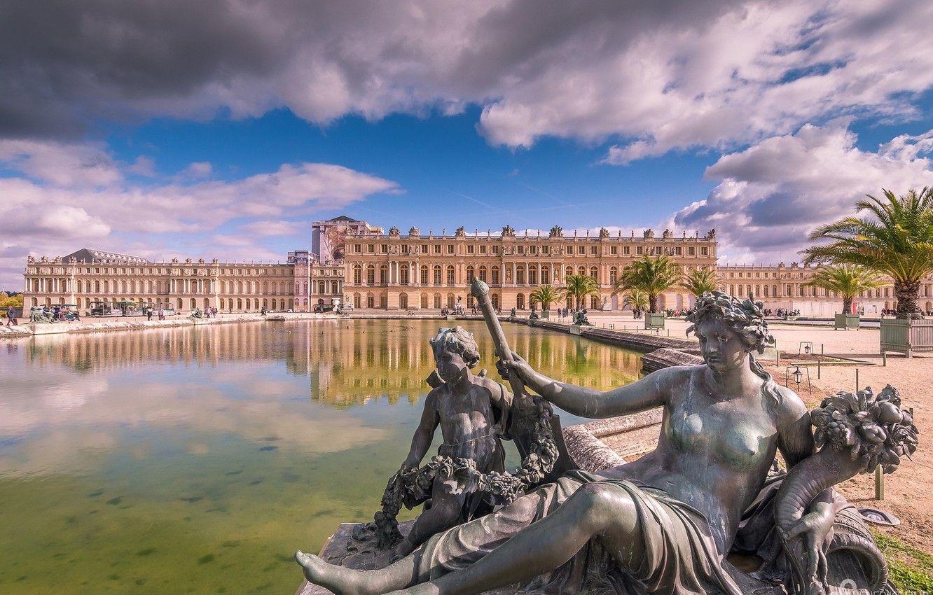 Wallpaper France, Paris, fountain, Palace of Versailles image