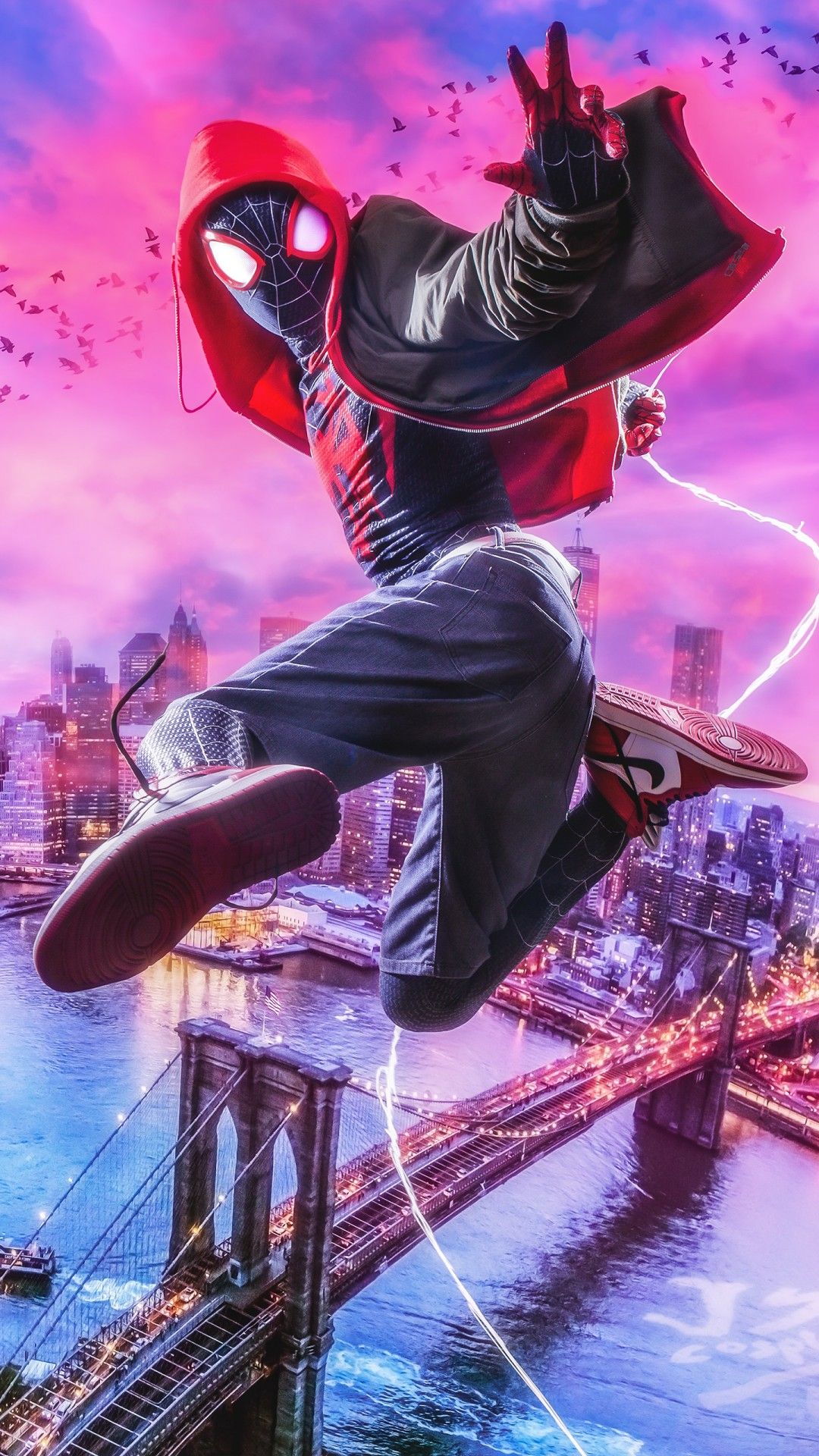 Spider Man Into The Spider Verse Phone Wallpaper posted