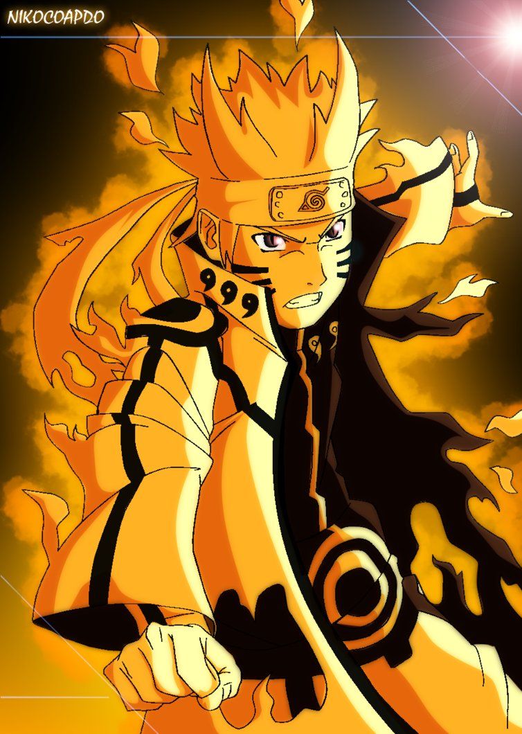 naruto bijuu mode 2 wallpaper