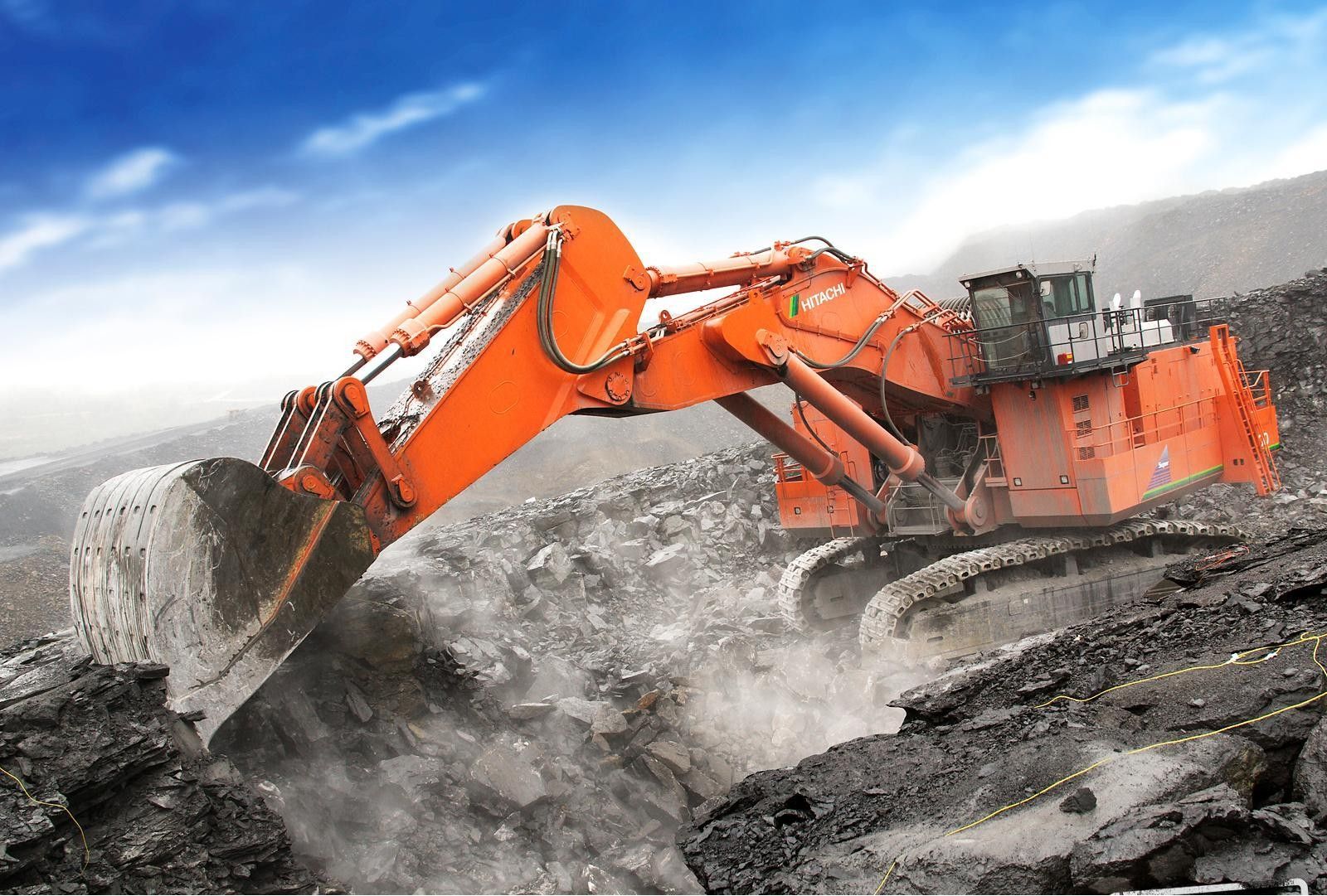 construction vehicles HD wallpaper, Background