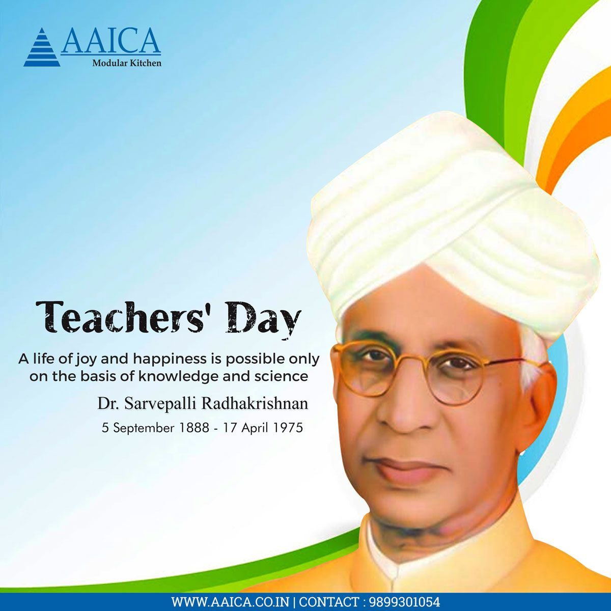 Since 1962 Teachers' Day commemorates the #Birthday of Dr