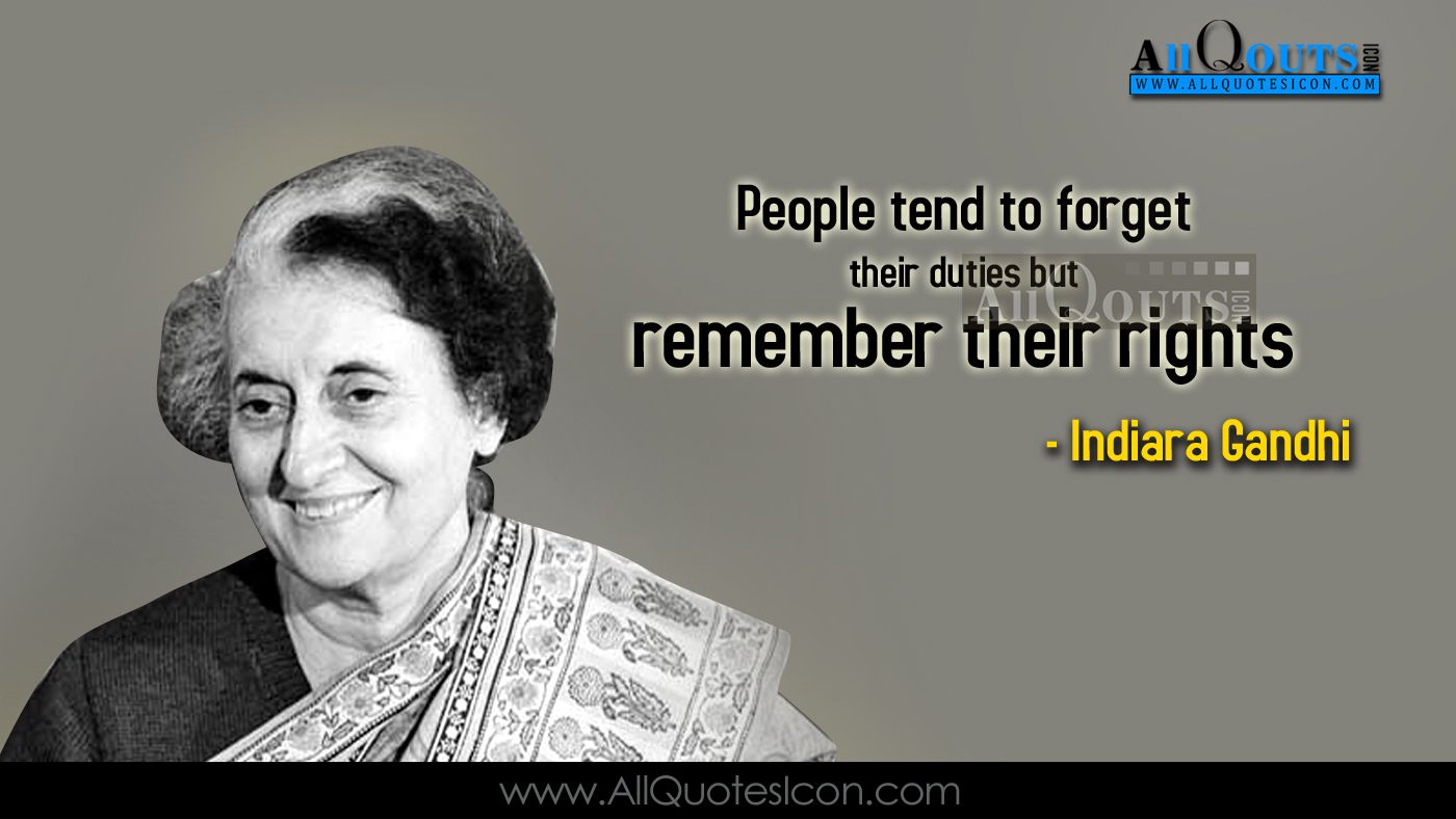 Indira Gandhi Quotes in English HD Picture Best Life