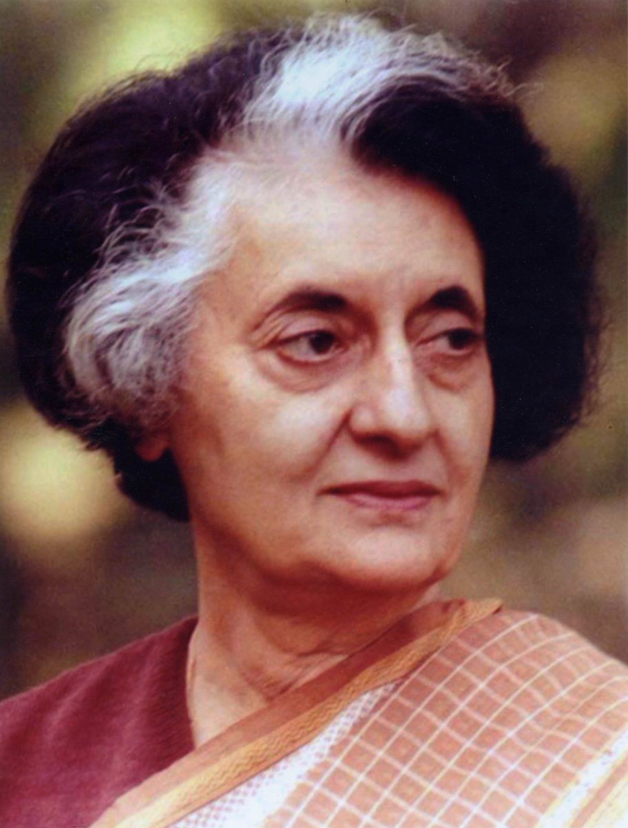 Indira Gandhi predicts anarchy