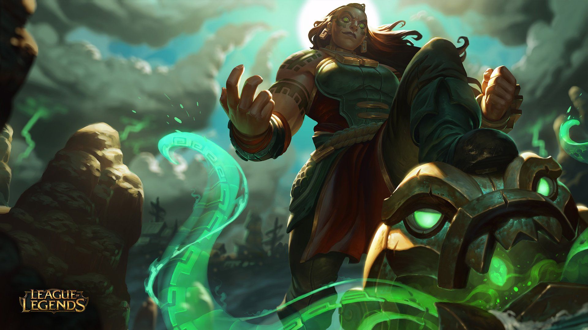 Illaoi (League of Legends) HD Wallpaper
