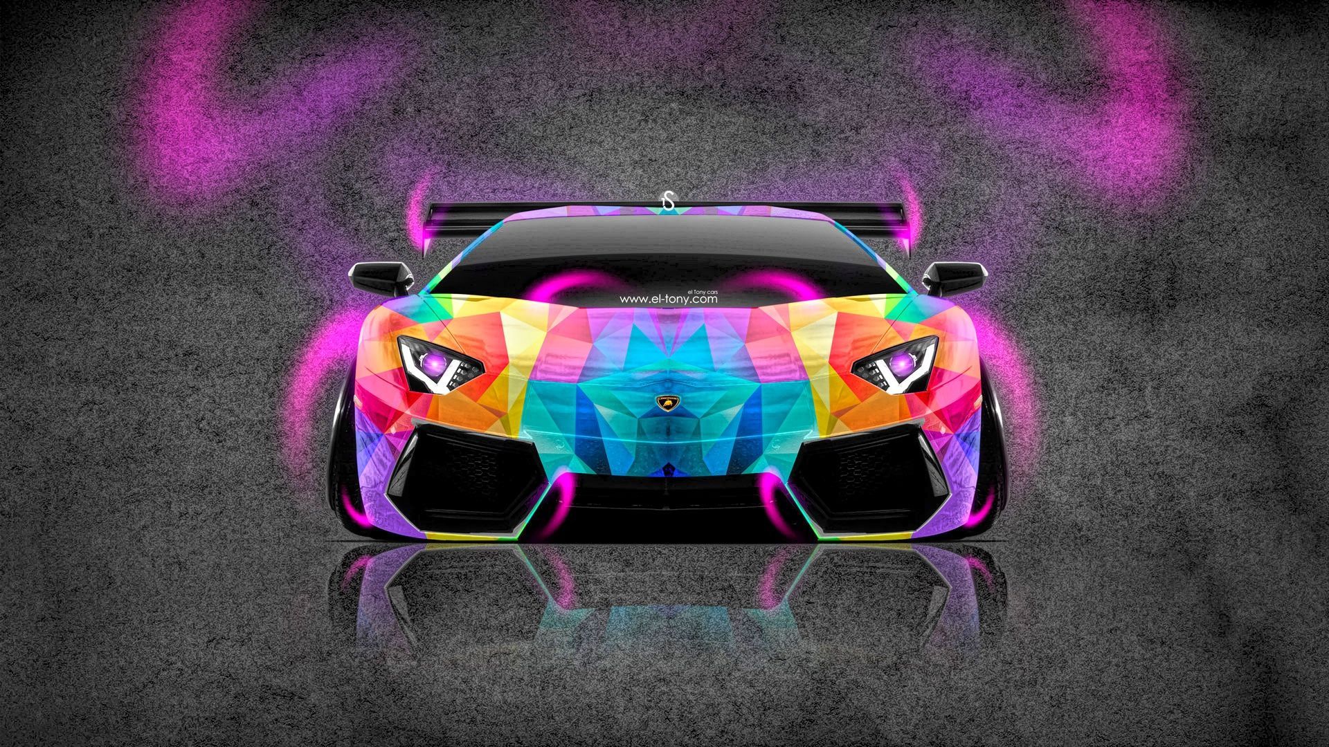 Lamborghini Aventador Neon