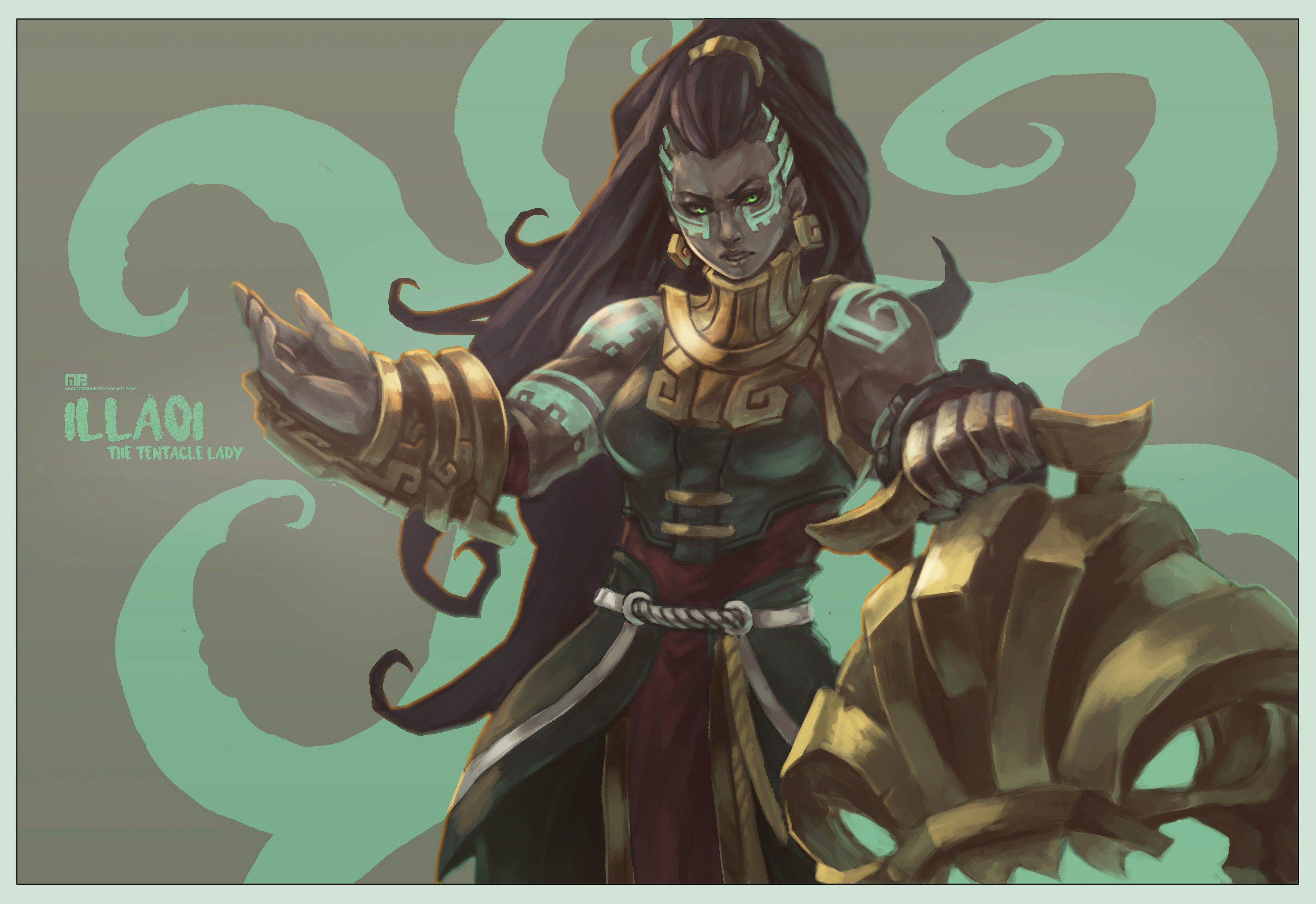 Illaoi. Wallpaper & Fan Arts. League Of Legends