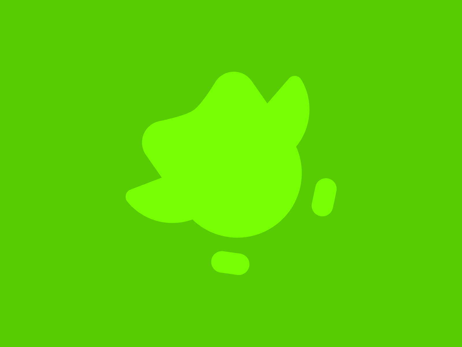 Duolingo Logo Glyph Color Exploration by Jack Morgan for Duolingo