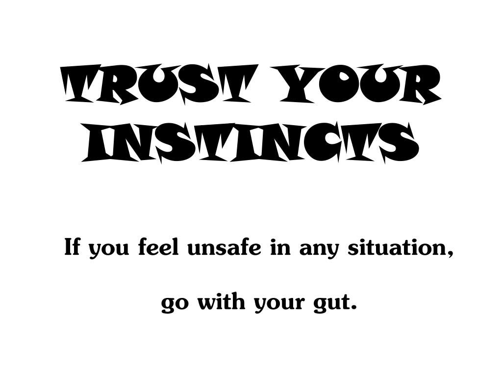 PPT YOUR INSTINCTS PowerPoint Presentation, free download