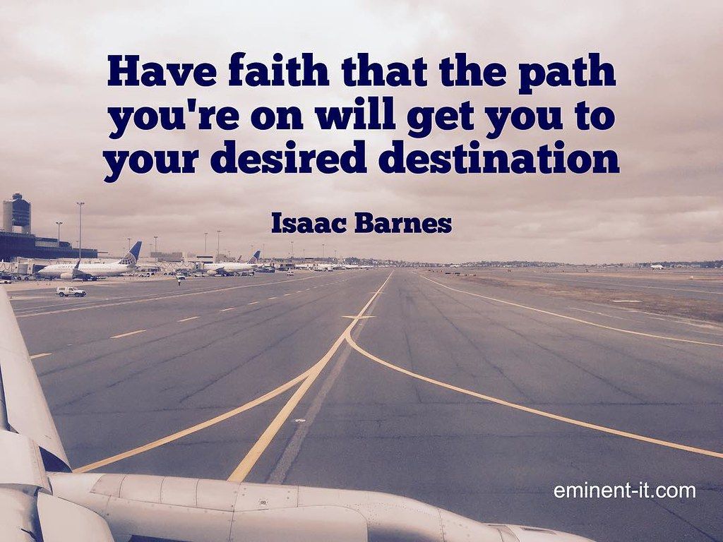 Trust your instincts and keep moving forward in the direct