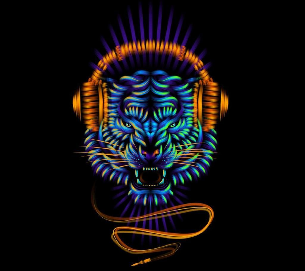 Tiger Wallpaper  Wild Edition  Big Cat Background  Jungle Animal Lock  Screen Themes by Darko Manic