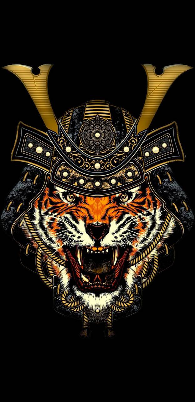 Samurai Tiger wallpaper
