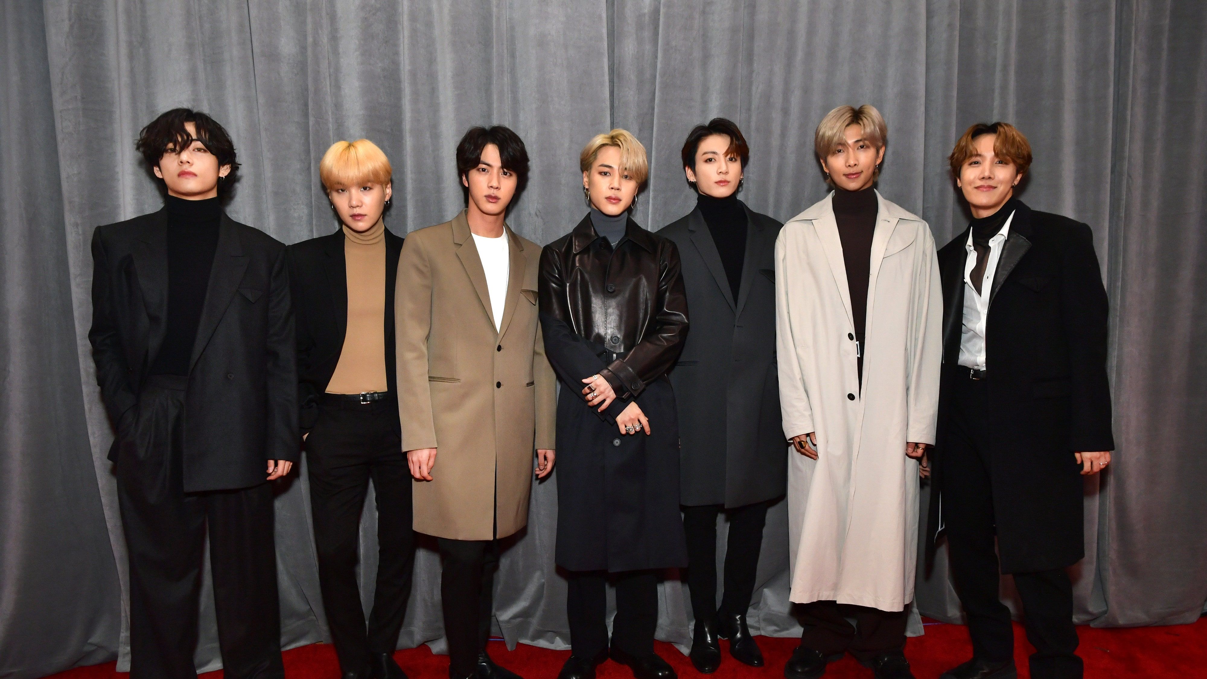 BTS Wore the Best Coats to the Grammys 2020