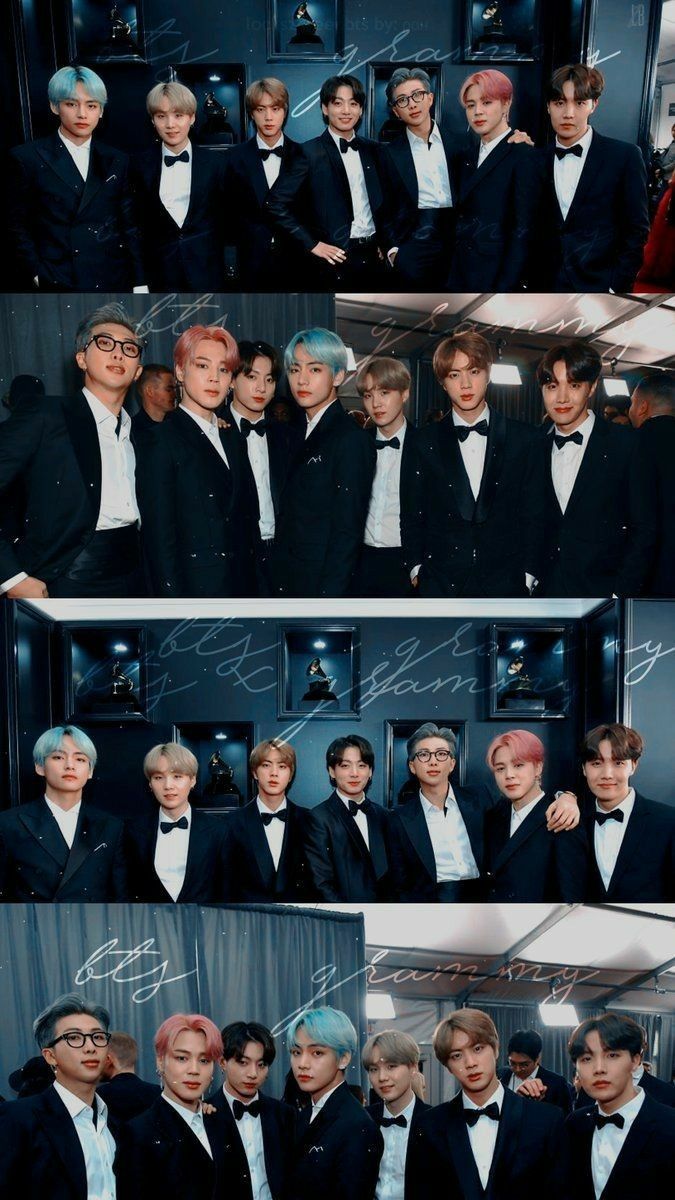 PIC 190210 E! news update photo's of BTS at the Grammys
