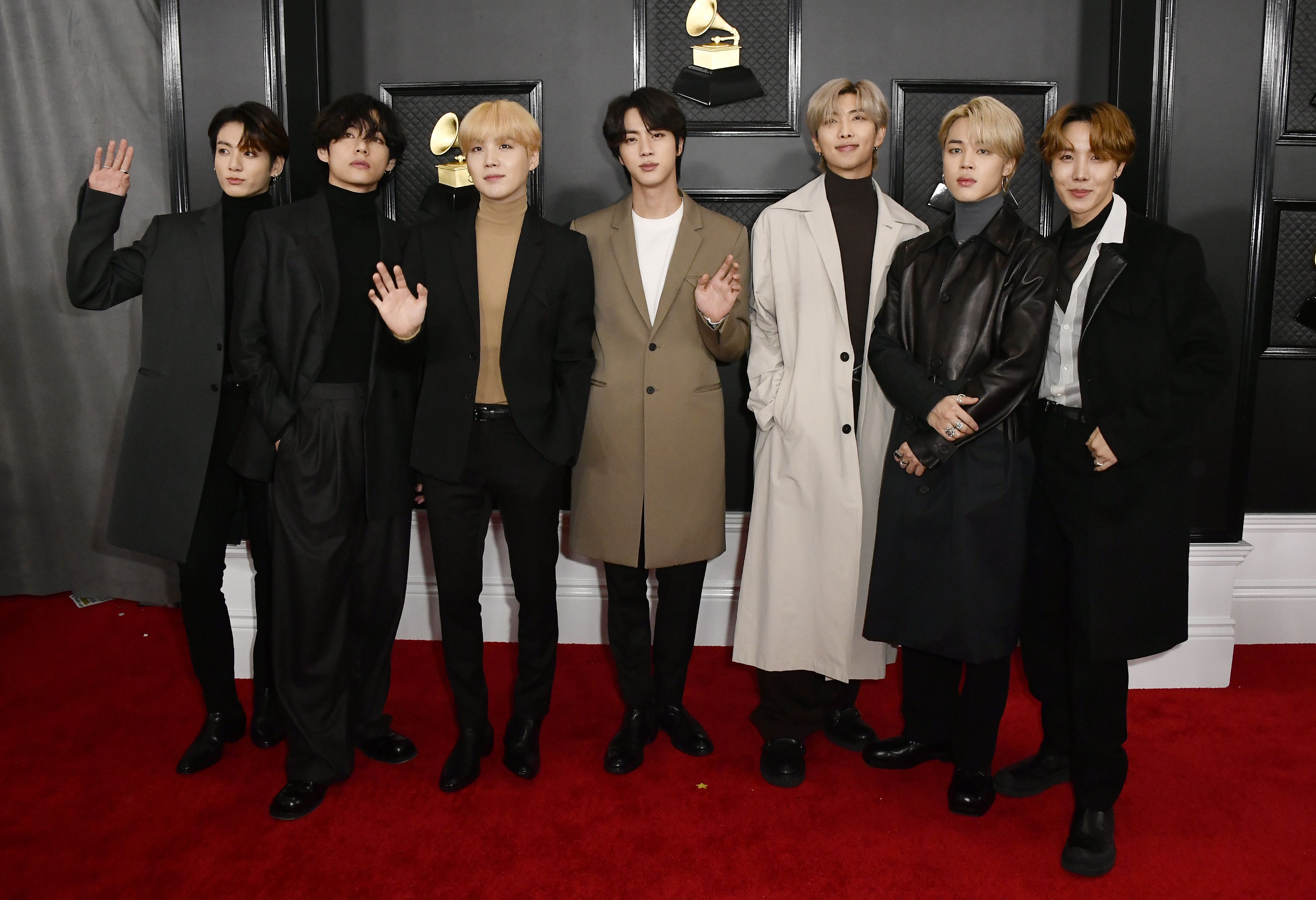 These Photo Of BTS At The 2020 Grammys Are Pure Perfection
