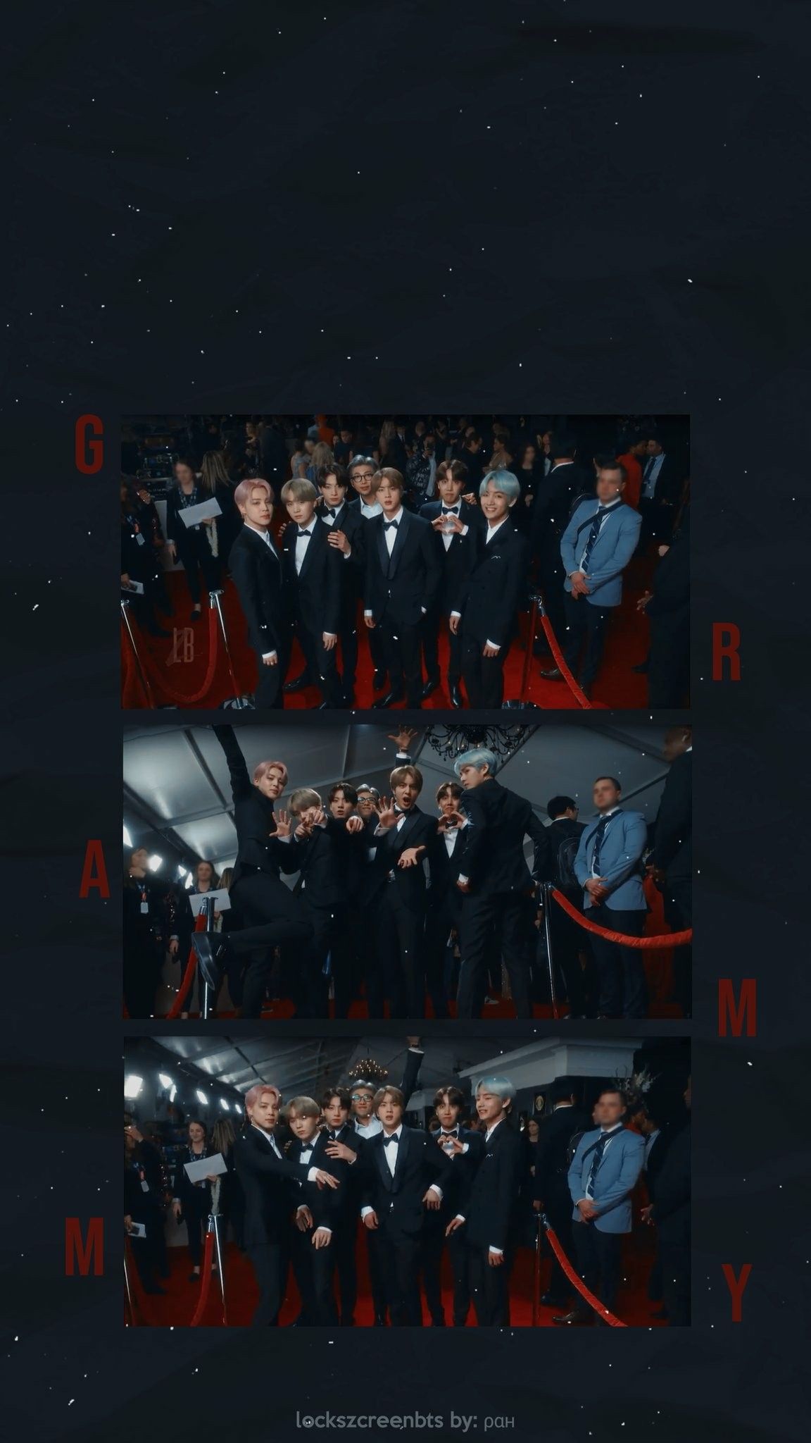 BTS X GRAMMYS. Bts wallpaper, Bts beautiful, Bts lockscreen