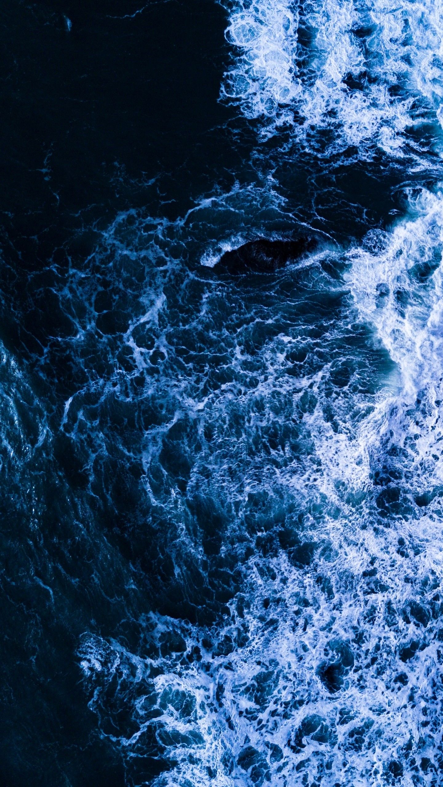 Sea Foam Surf Water Wallpaper - [1440x2560]