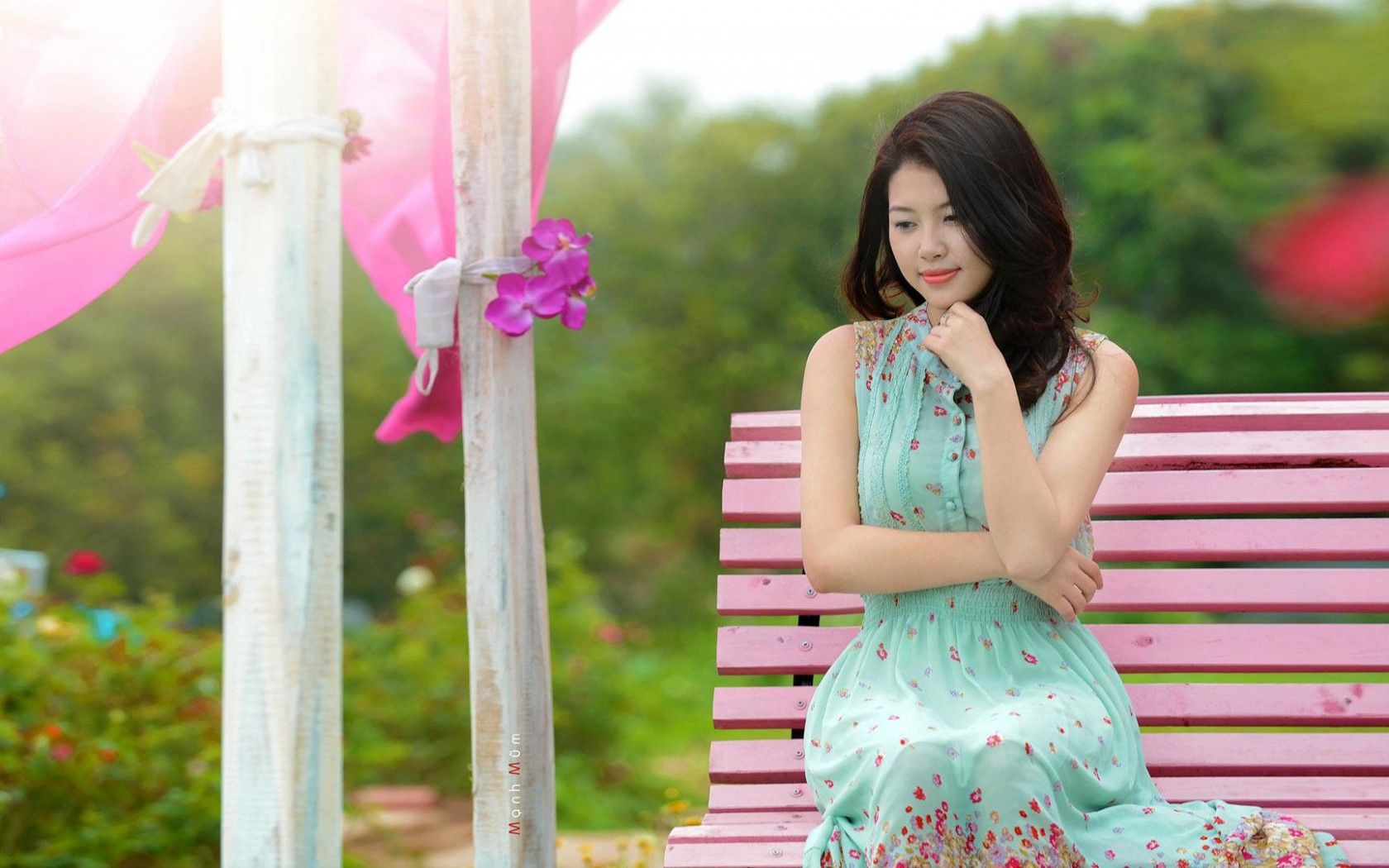 Cute asian girl HD desktop wallpaper, Widescreen, High