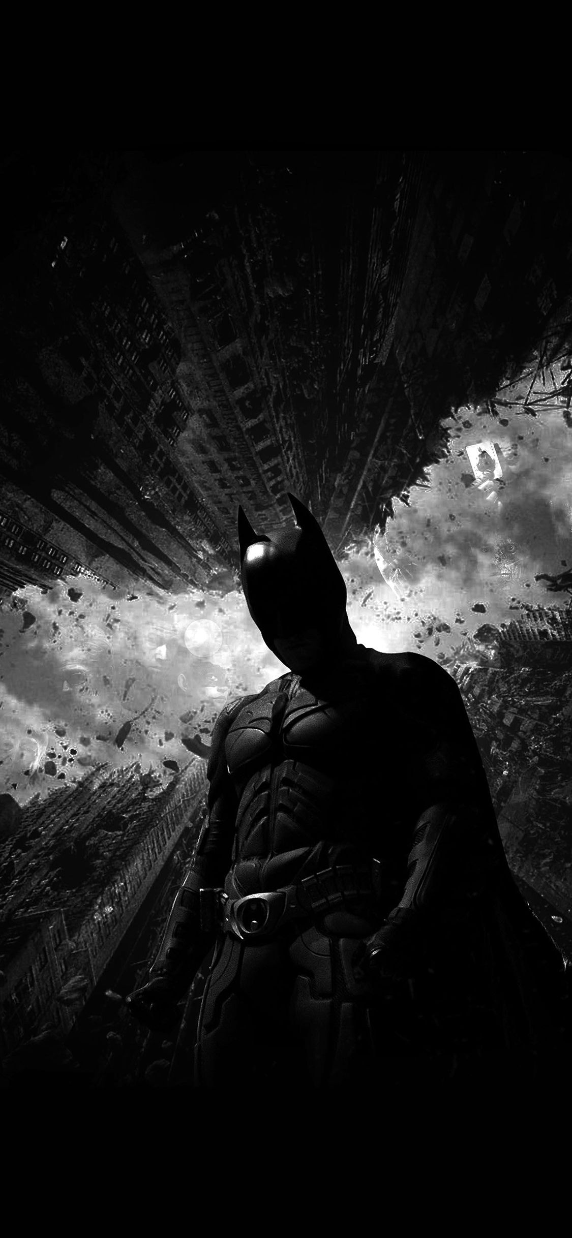 Batman Dark Bw Hero Art