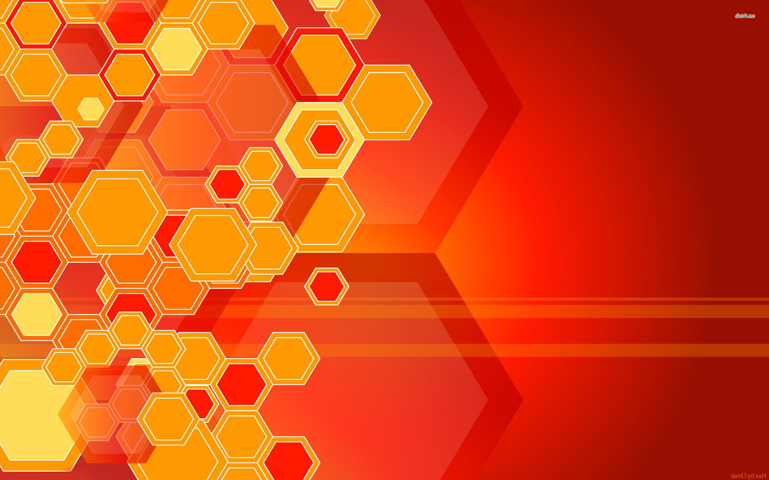 Abstract Wallpaper HD Orange