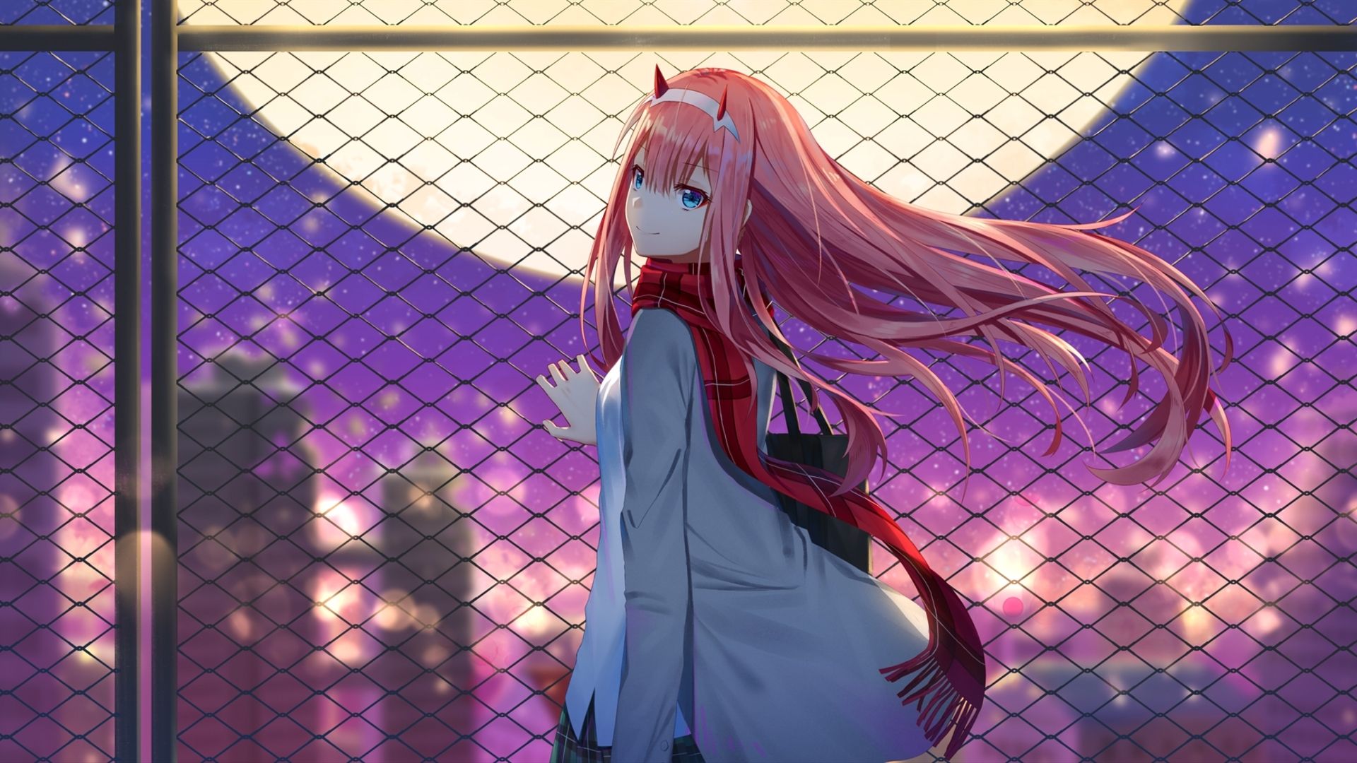 Zero Two Darling In The Franxx Laptop Full HD 1080P HD 4k Wallpaper, Image, Background, Photo and Picture
