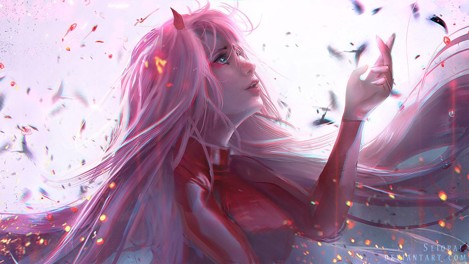 Zero Two Wallpapers posted by Sarah Tremblay.
