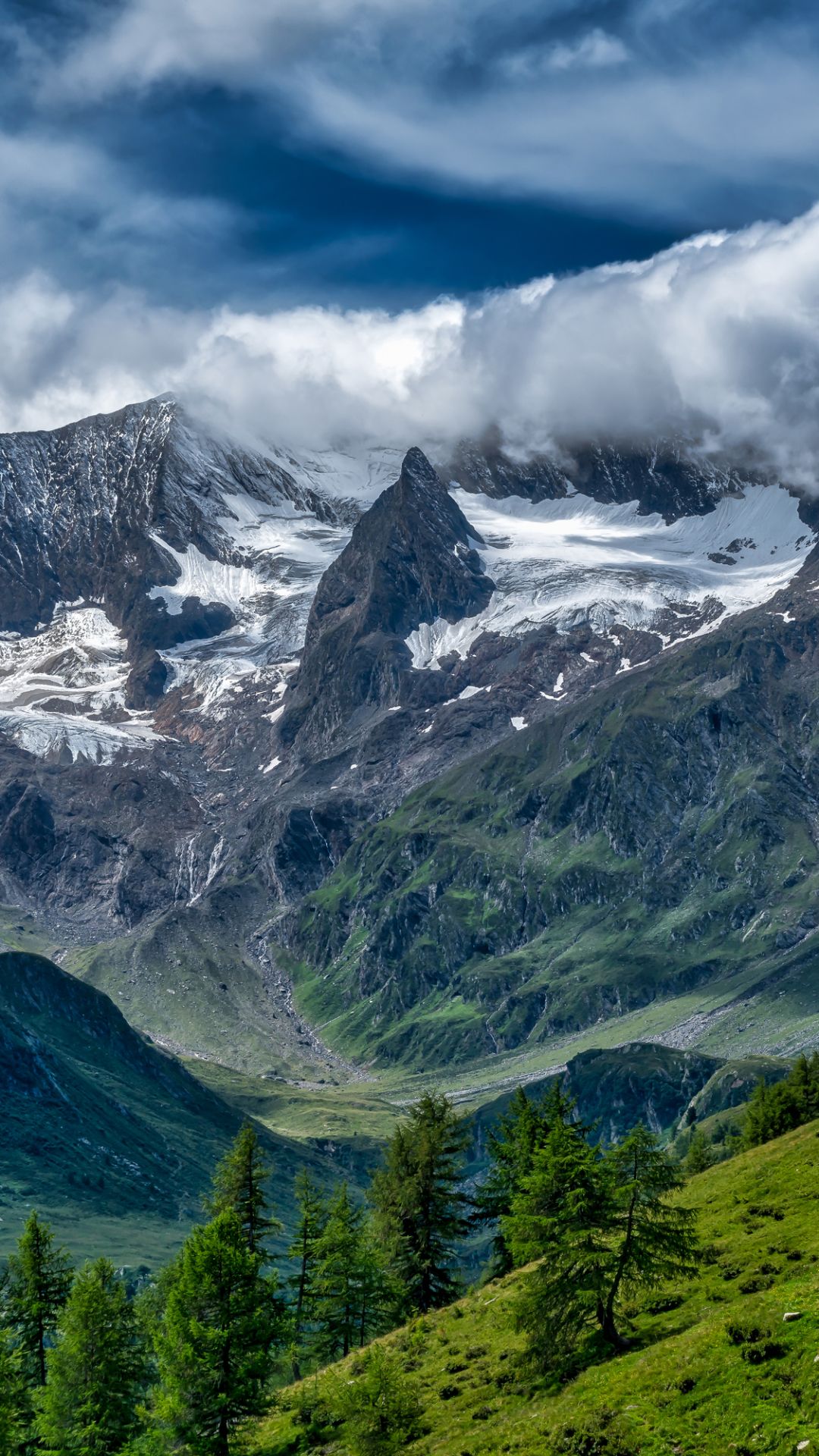 Earth Alps Mountain (1080x1920) Wallpaper