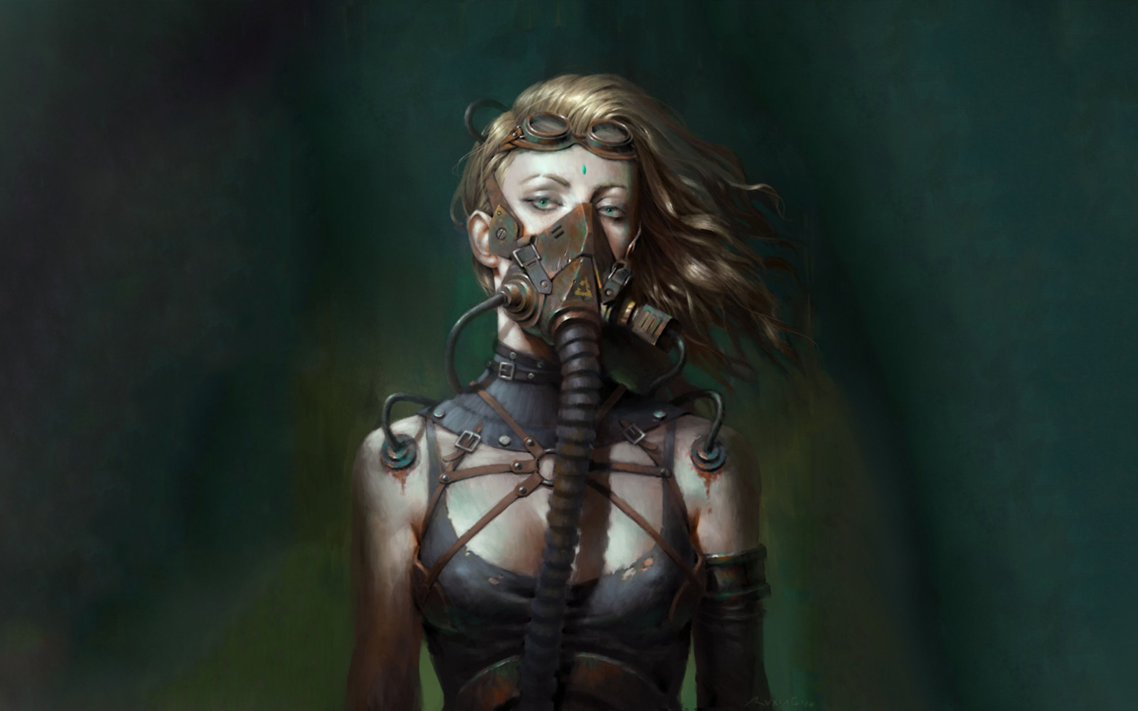 Girl Wearing Mask Cyberpunk. Cyberpunk girl, Cyberpunk, Science