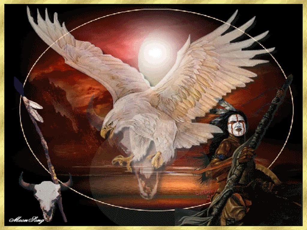 Native American Eagle Art