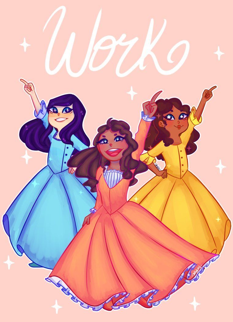 Hamilton Schuyler Sisters By Myglob. Hamilton Schuyler Sisters