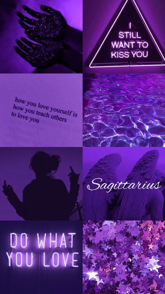 Sagittarius Purple. Purple Aesthetic, Purple Wallpaper Iphone, Sagittarius