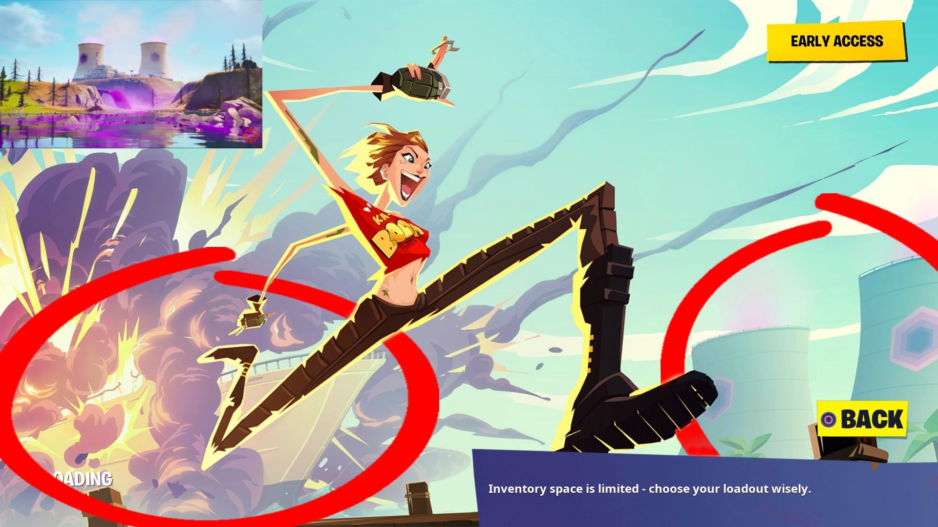 This loading screen shows Tntina blowing up the yacht next to steamy stacks possibly during the rivalry that will happen between Ghost and Shadow maybe this causes it to crash into Steamy