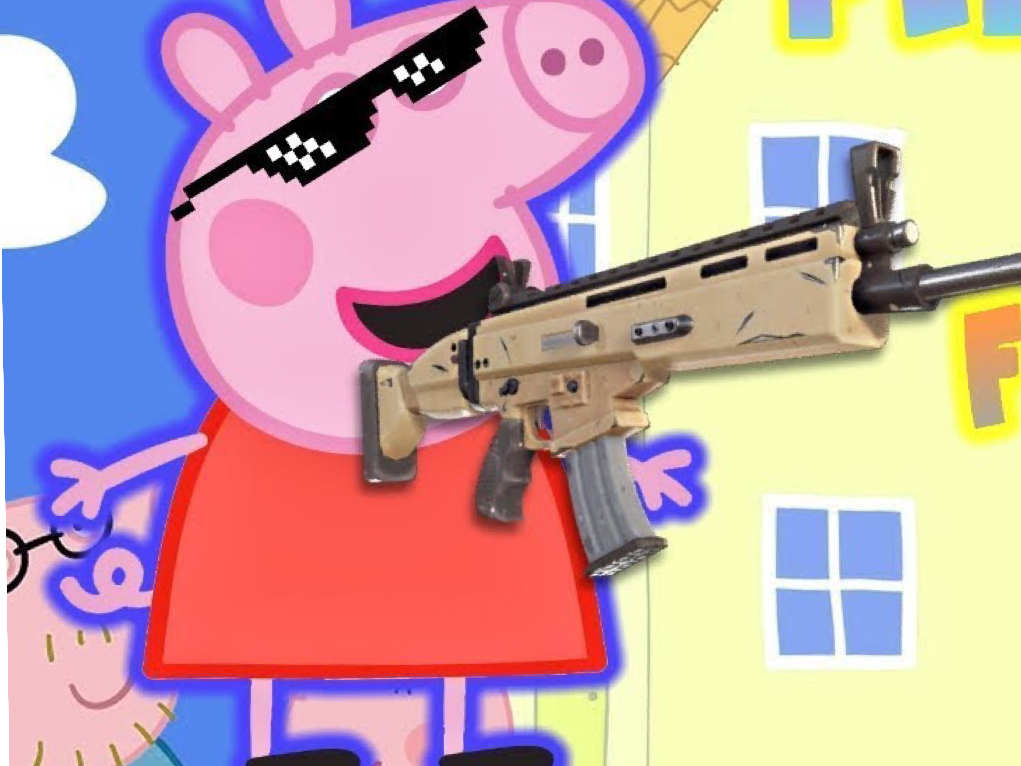 Peppa pig plays Surviv.io?