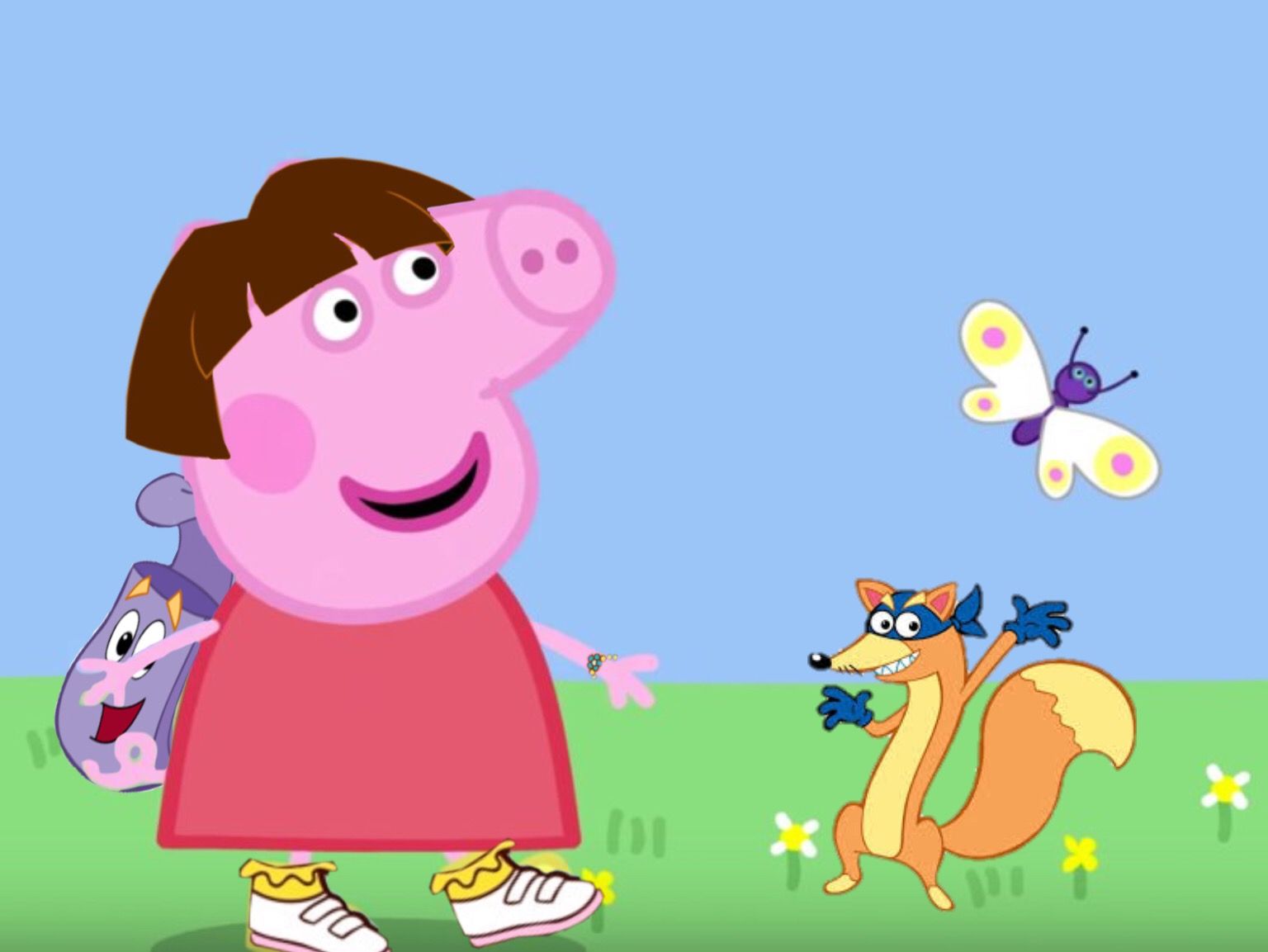 Peppa aka peppa the explorer. Peppa pig memes, Peppa pig