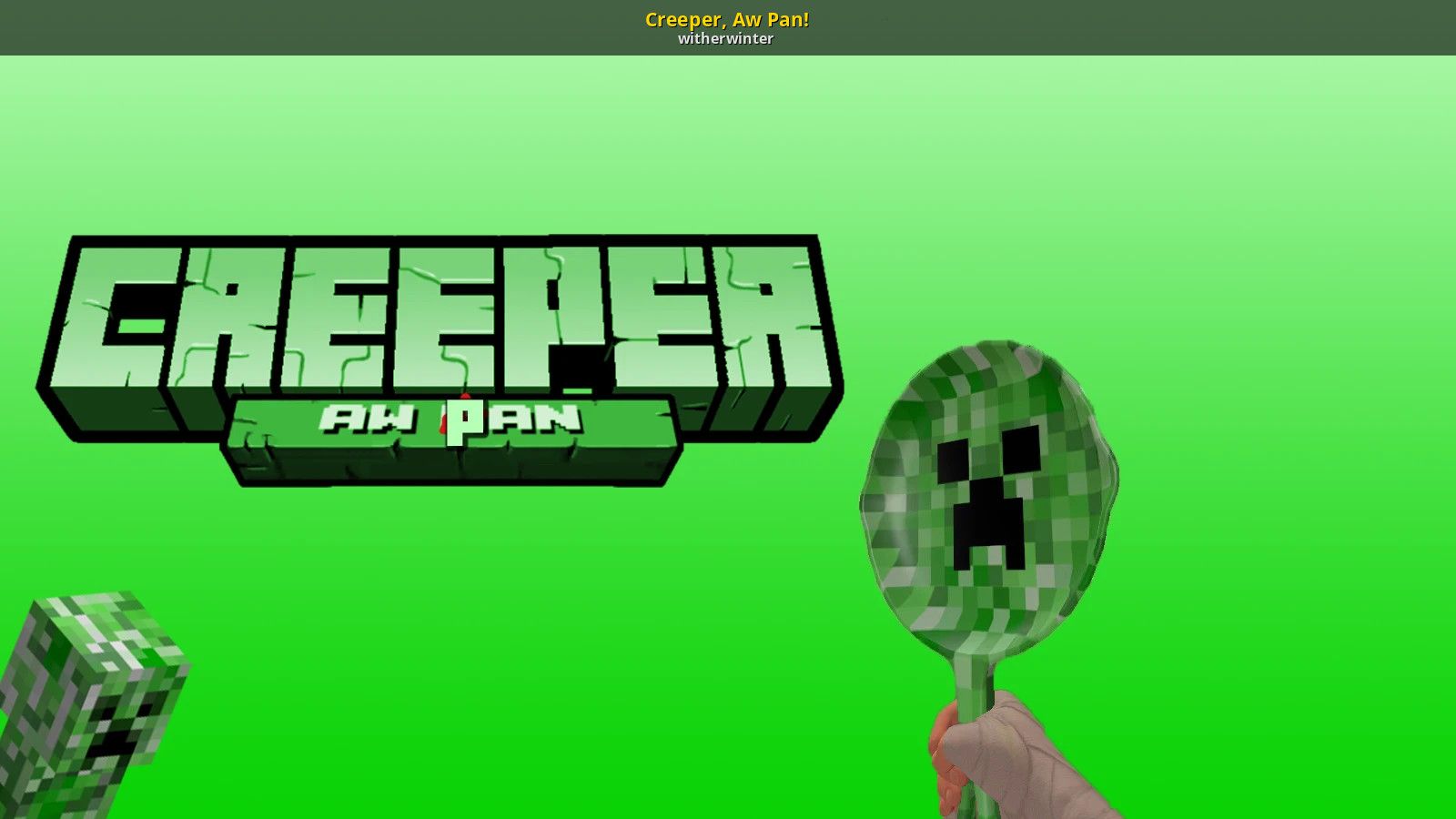Creeper, Aw Pan! [Team Fortress 2] [Skin Mods]