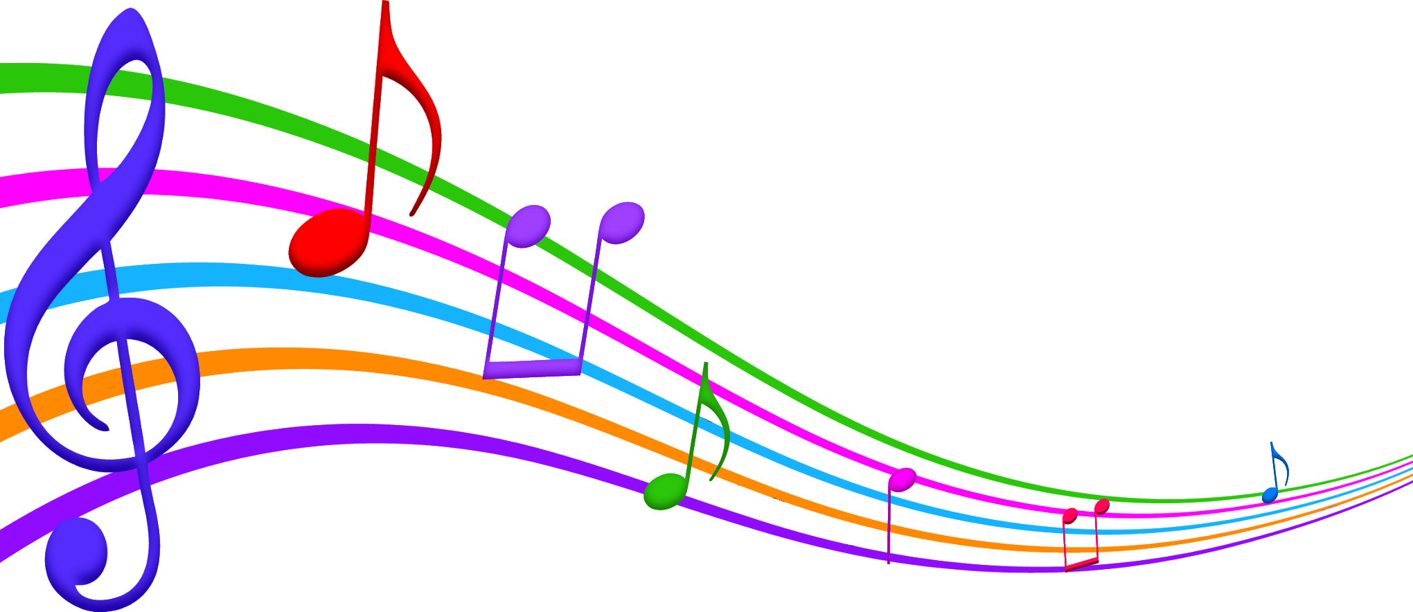 Best Colorful Music Clipart