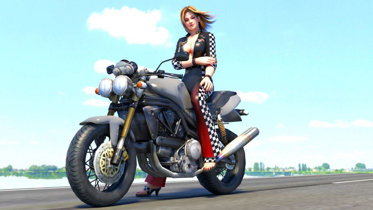 Tina Biker Girl wallpaperx1080