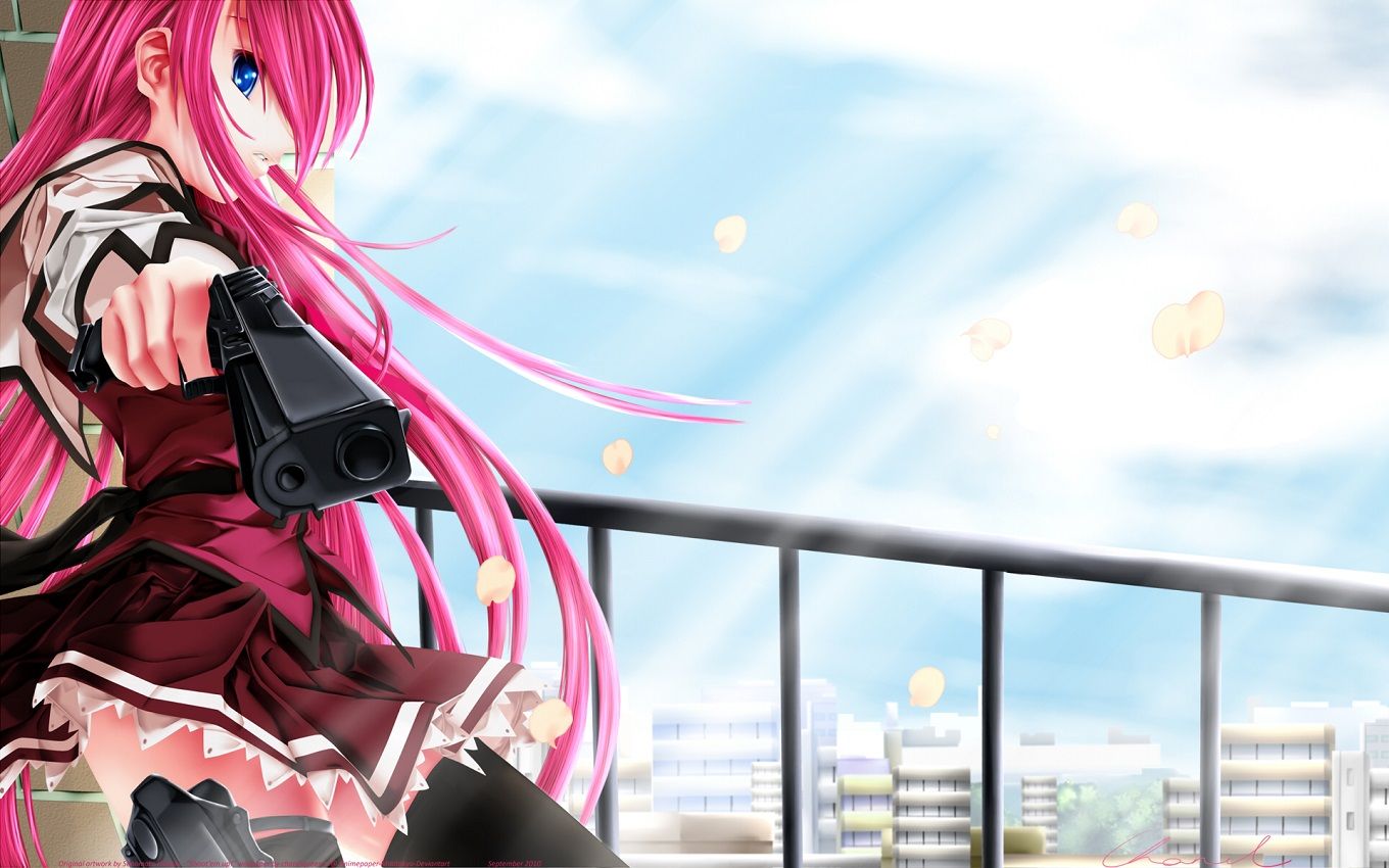 Anime Girls With Guns Wallpaperx850