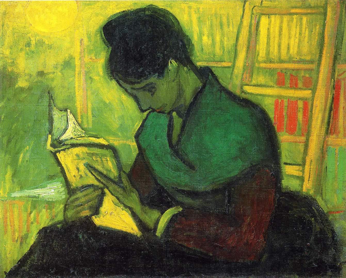 The Novel Reader Van Gogh Wallpaper Image