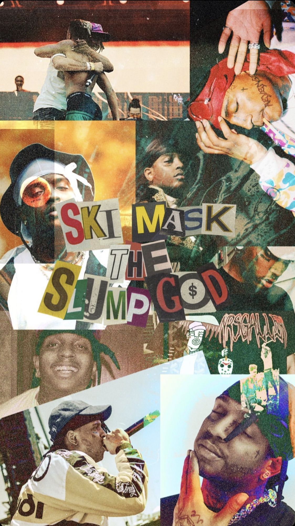 Ski Mask The Slump God. Edgy wallpaper, Rapper wallpaper