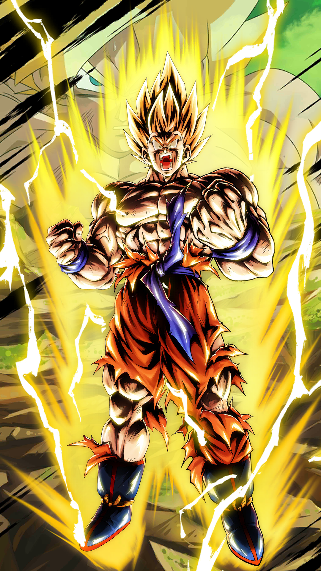 BLU Transformation SSJ Goku HD Wallpaper