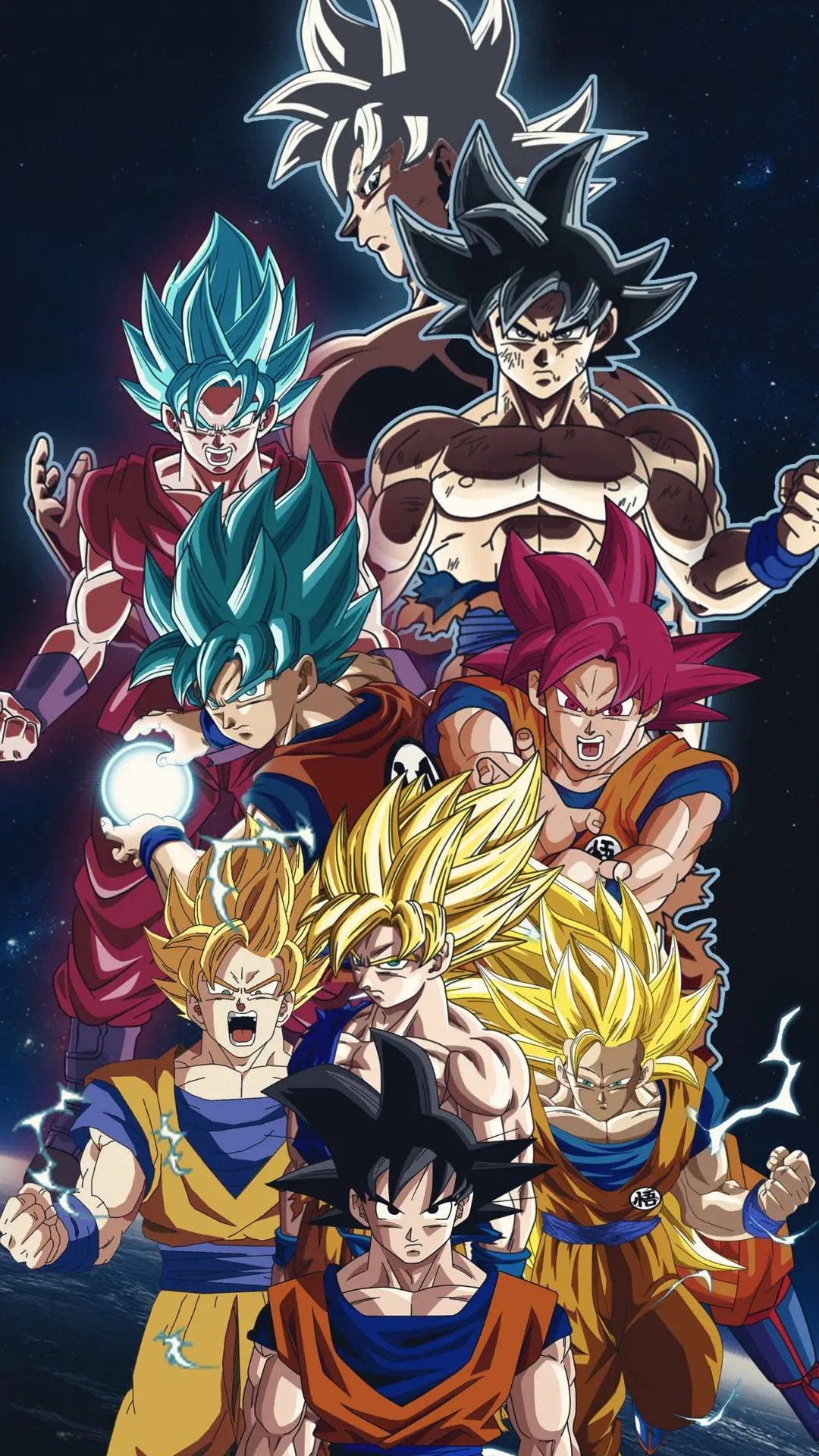 Goku All Transformations Wallpapers Wallpaper Cave 6038