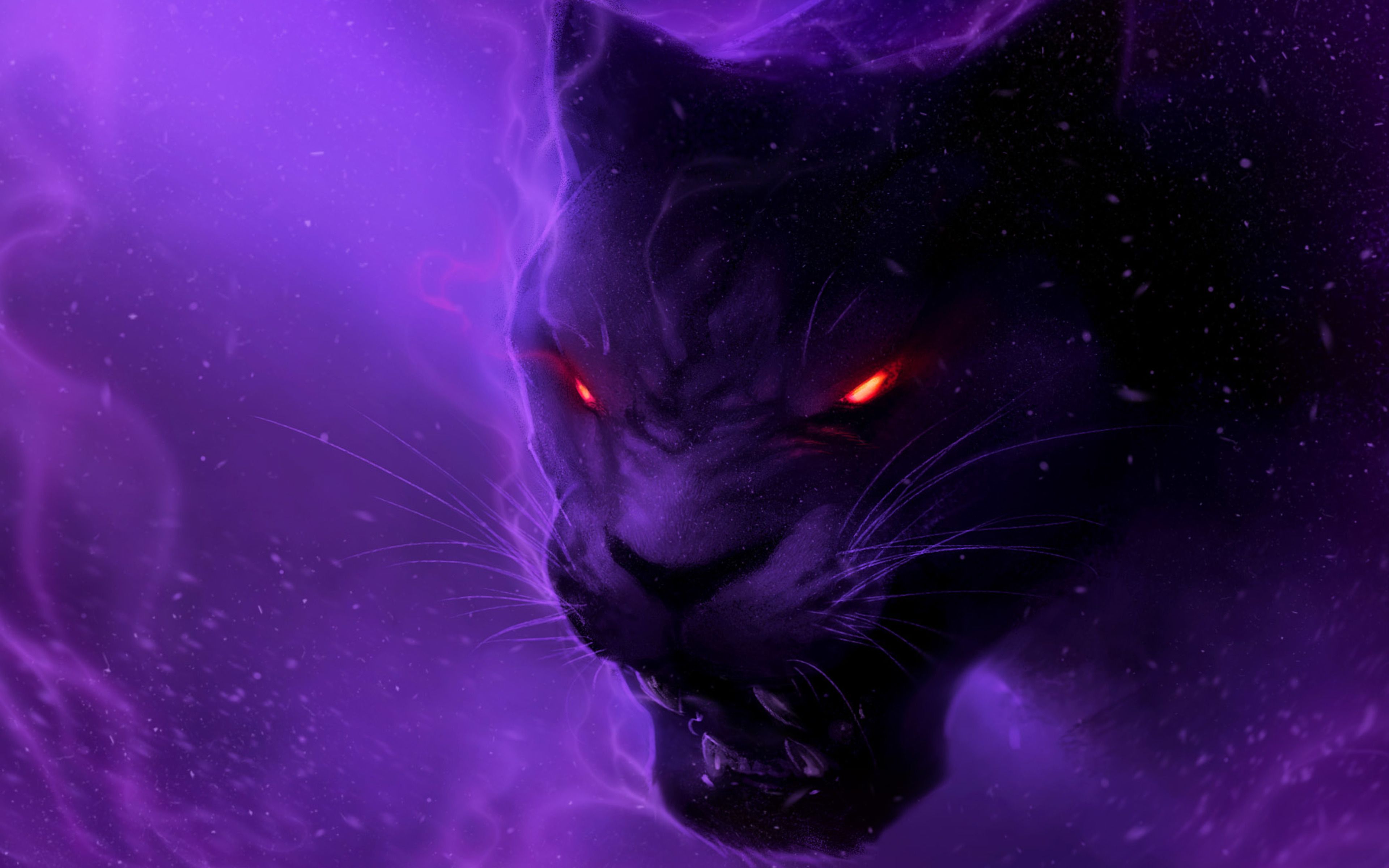 Purple Panther Wallpaper Free Purple Panther Background