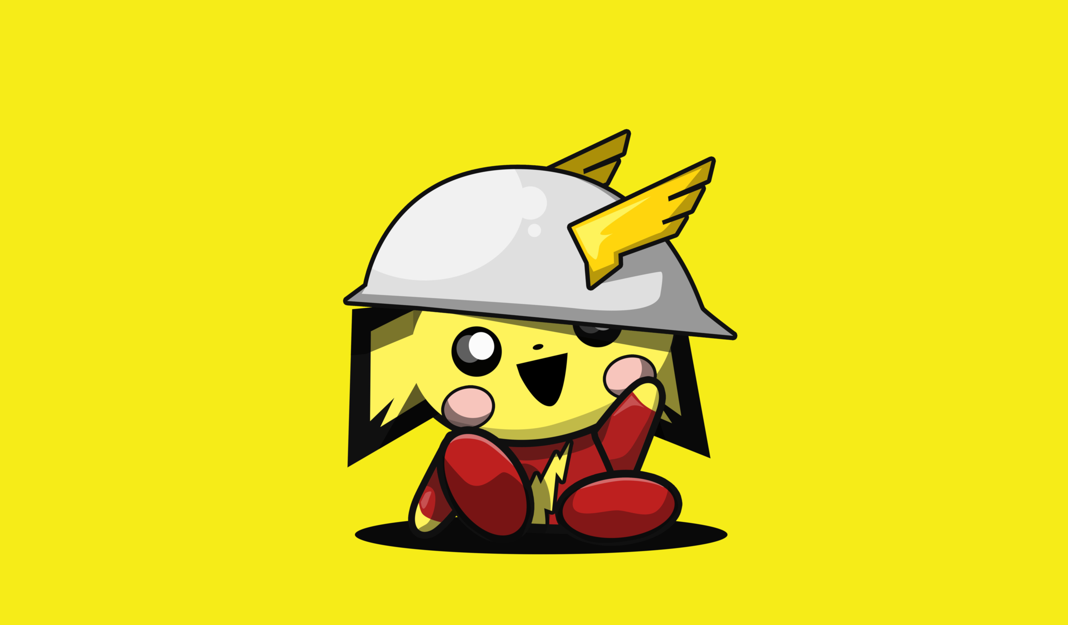 Pichu As Flash Jay Garrick 4k Ultra HD Wallpaper. Background