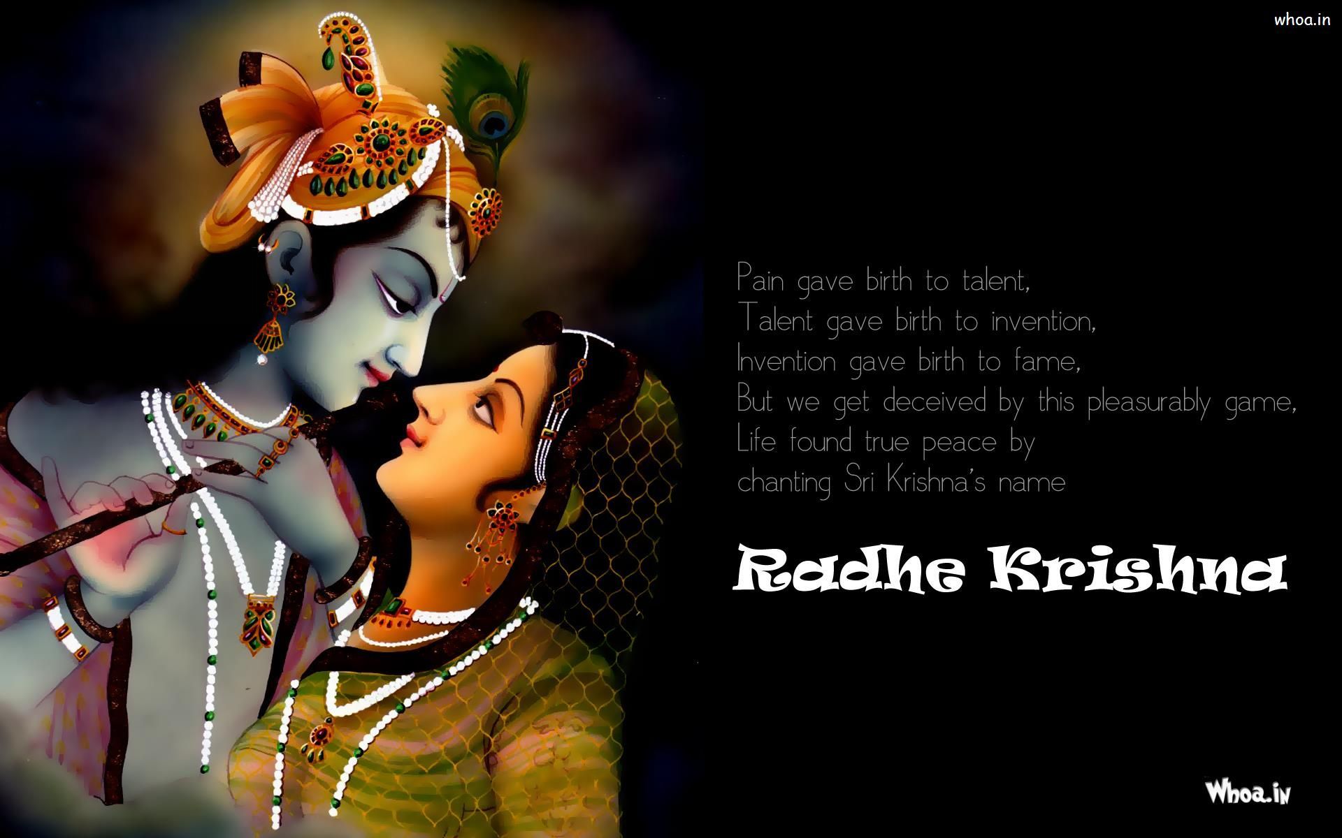 Radhe Krishna. Janmashtami wishes, Happy janmashtami image
