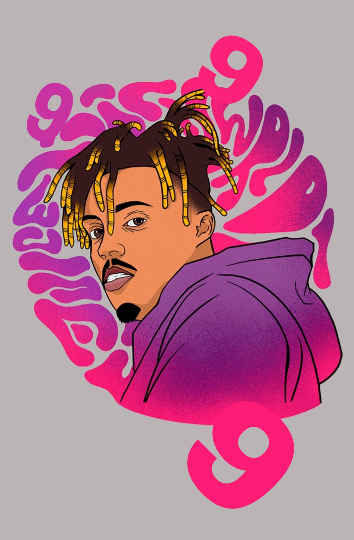 Download Animated Juice Wrld With Friends Wallpaper  Wallpaperscom