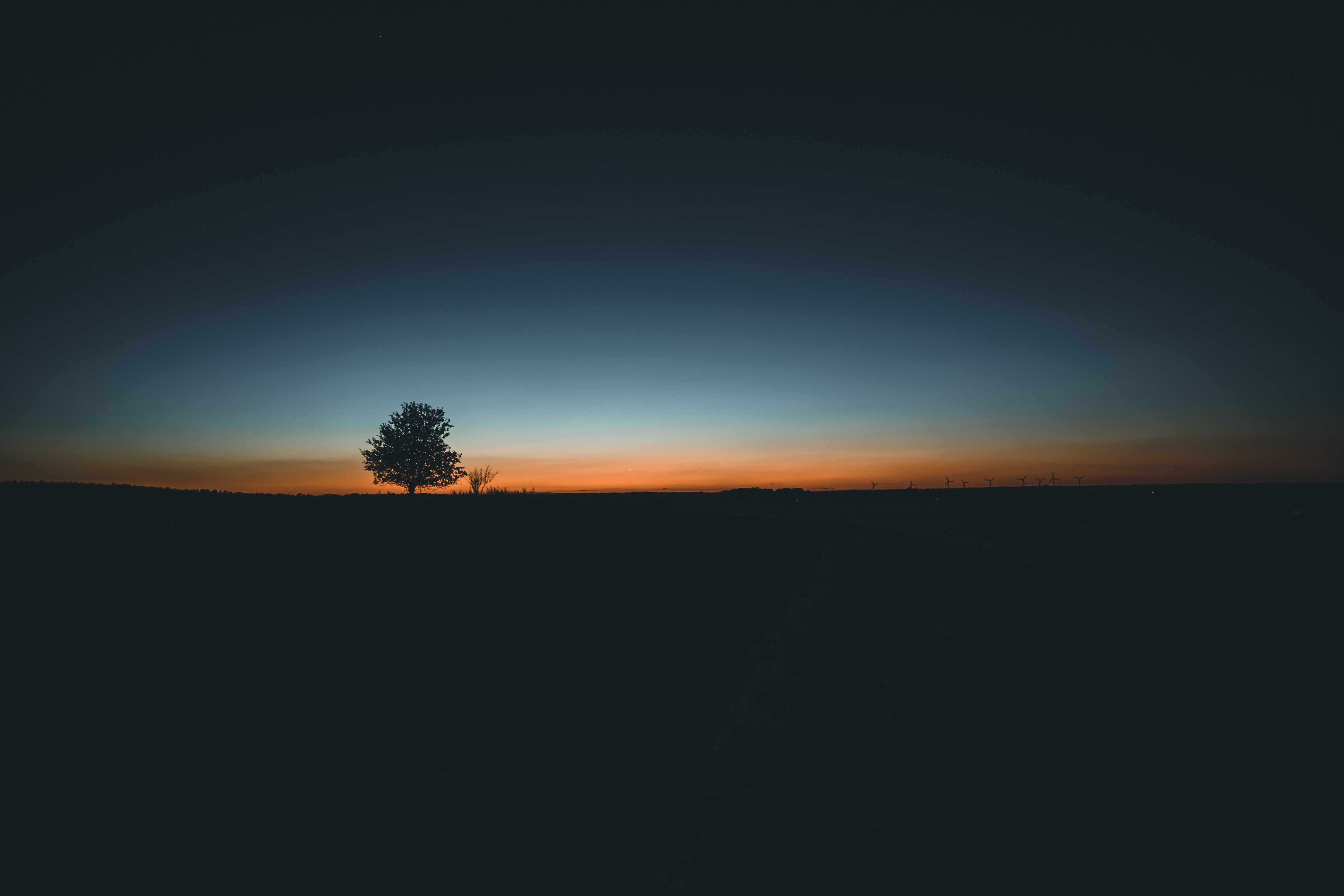 6000x4000 #horizon, #background, #sunset, #sunset line